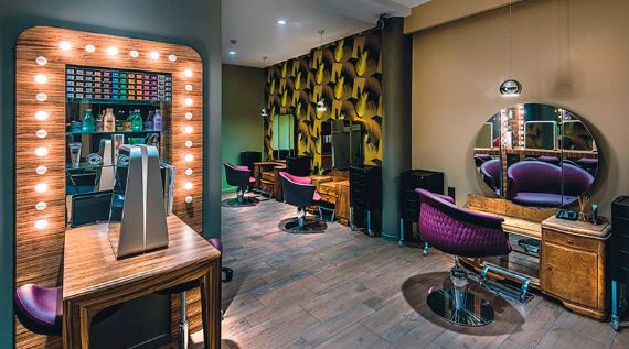 Футуристический дизайн салон красоты